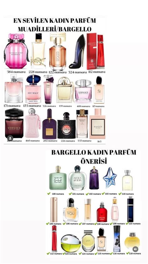 bargello parfüm listesi